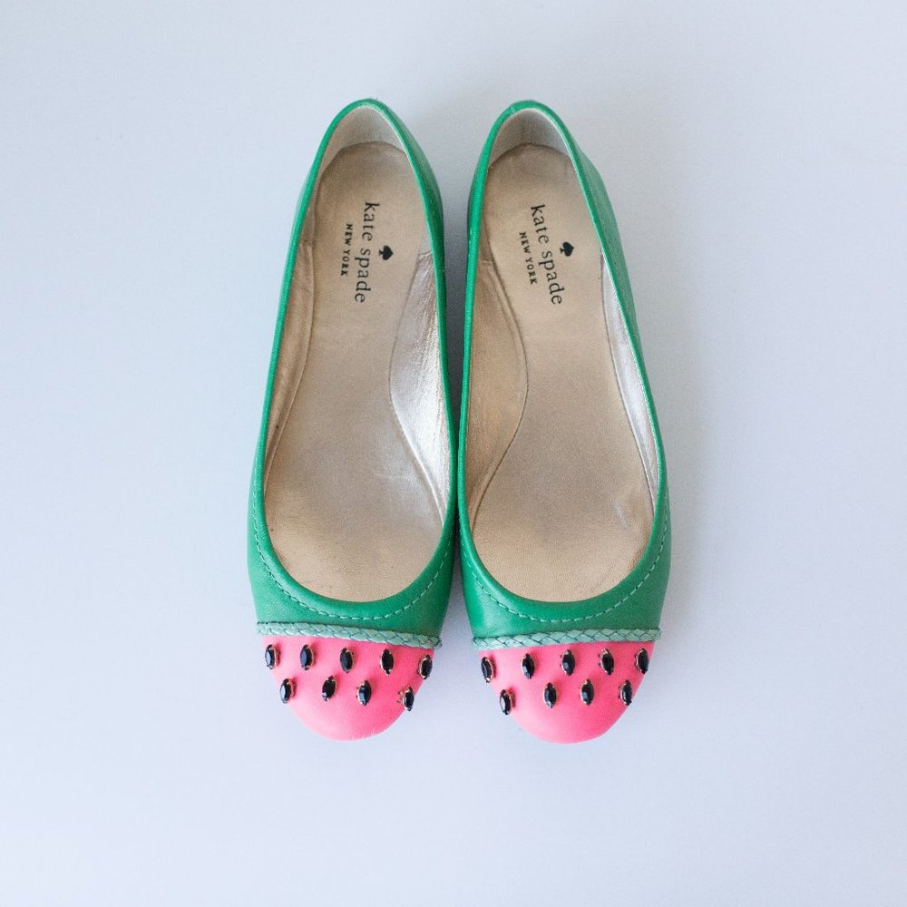 kate spade Watermelon Flats, 7.5